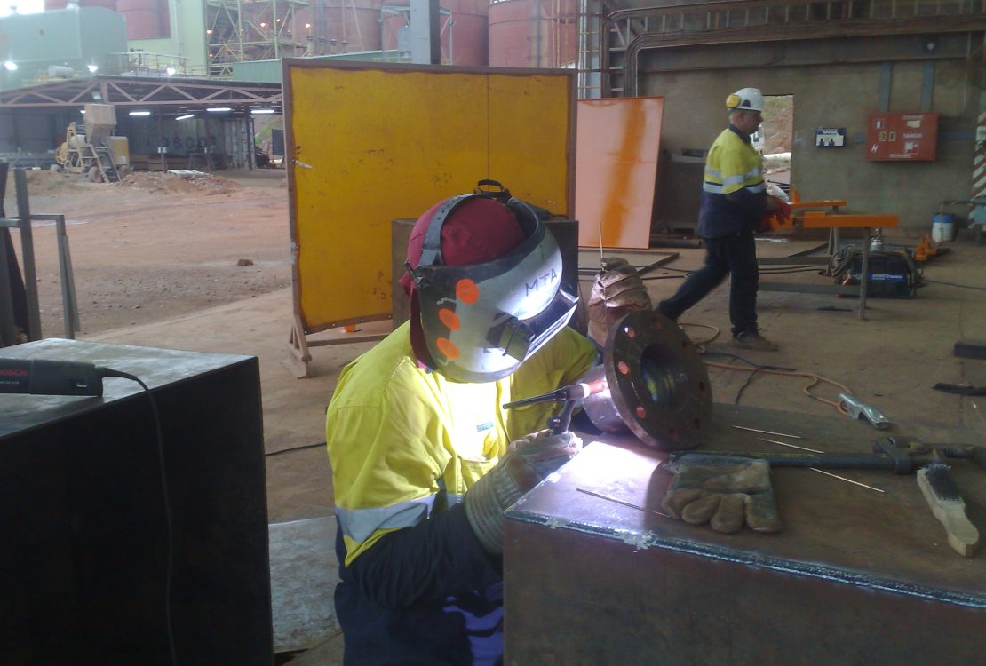 Gold mining facility, Guinea, 2011