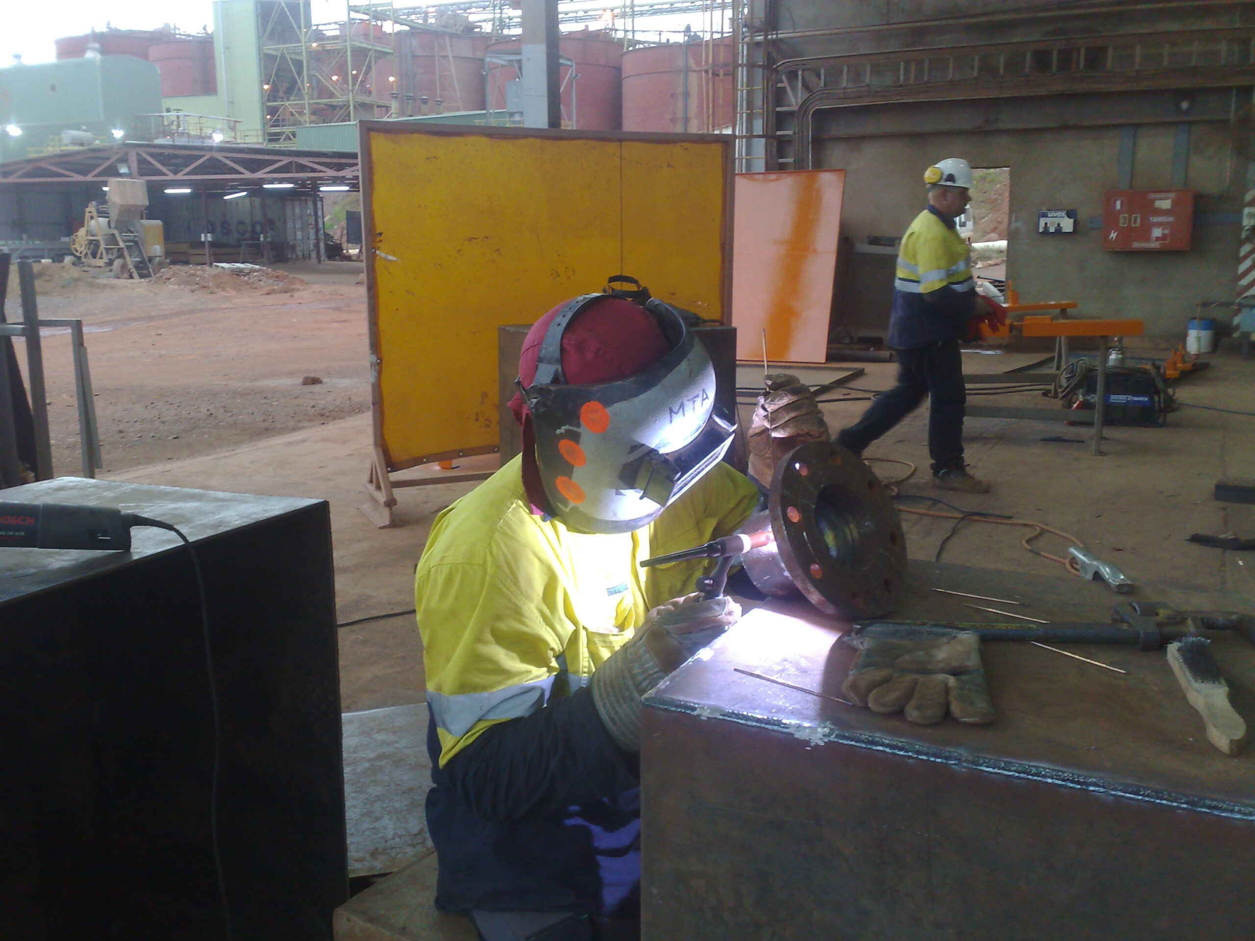 Gold mining facility, Guinea, 2011