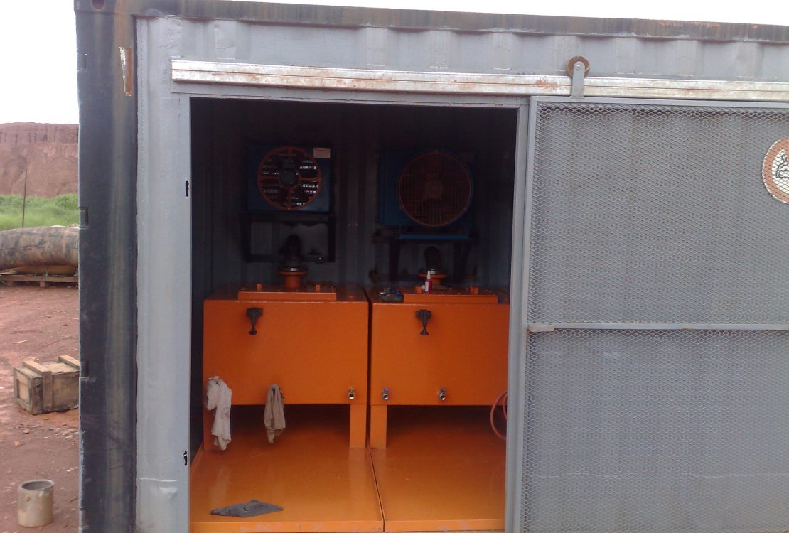 Gold mining facility, Guinea, 2011