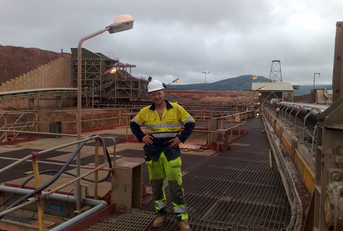 Gold mining facility, Guinea, 2011