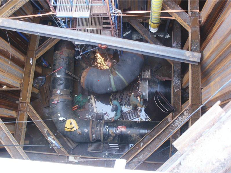 Tie-in point – Pipework