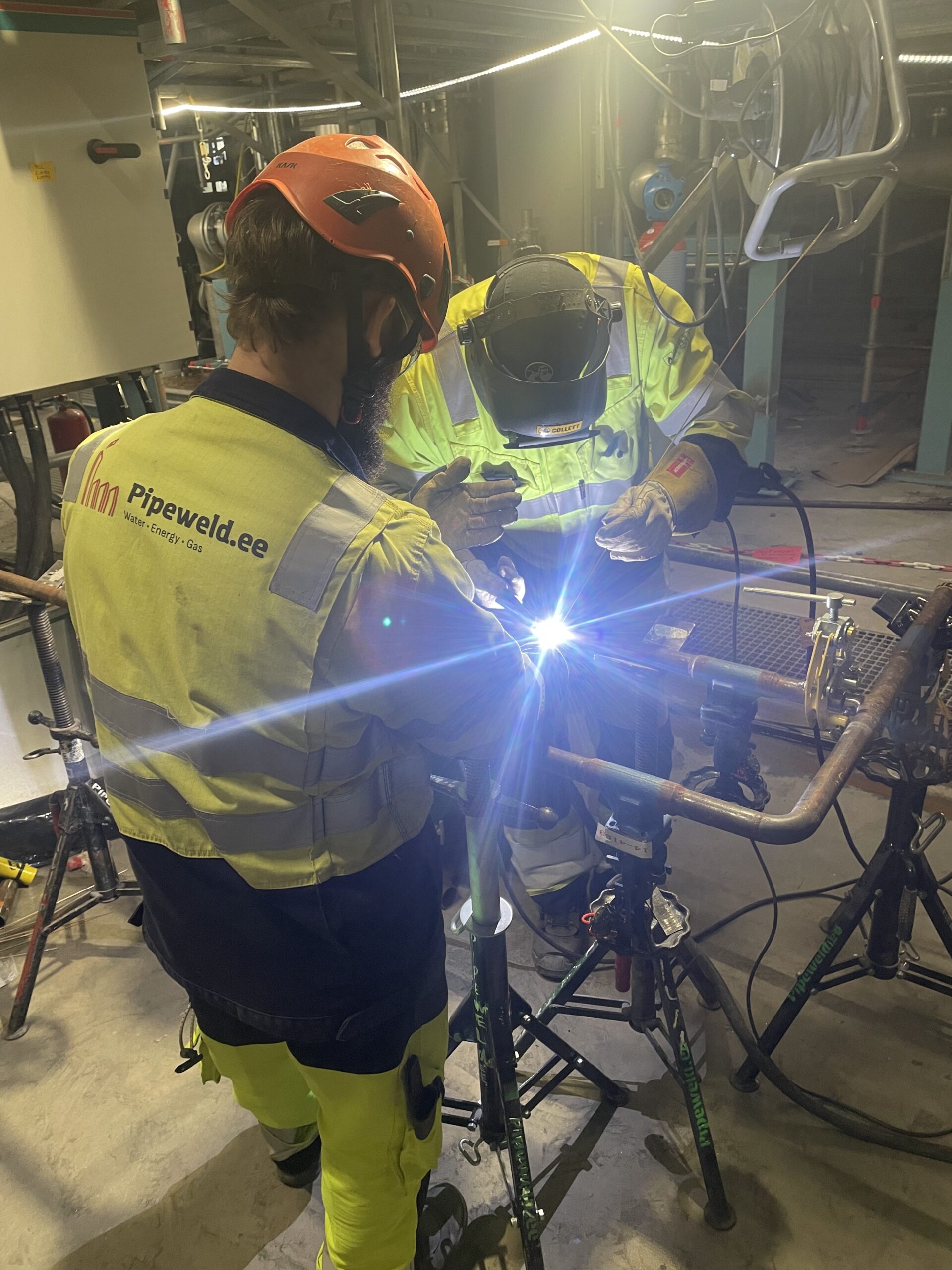 Industrial pipe contractor completed  project in Sweden, Metsa in 2022.