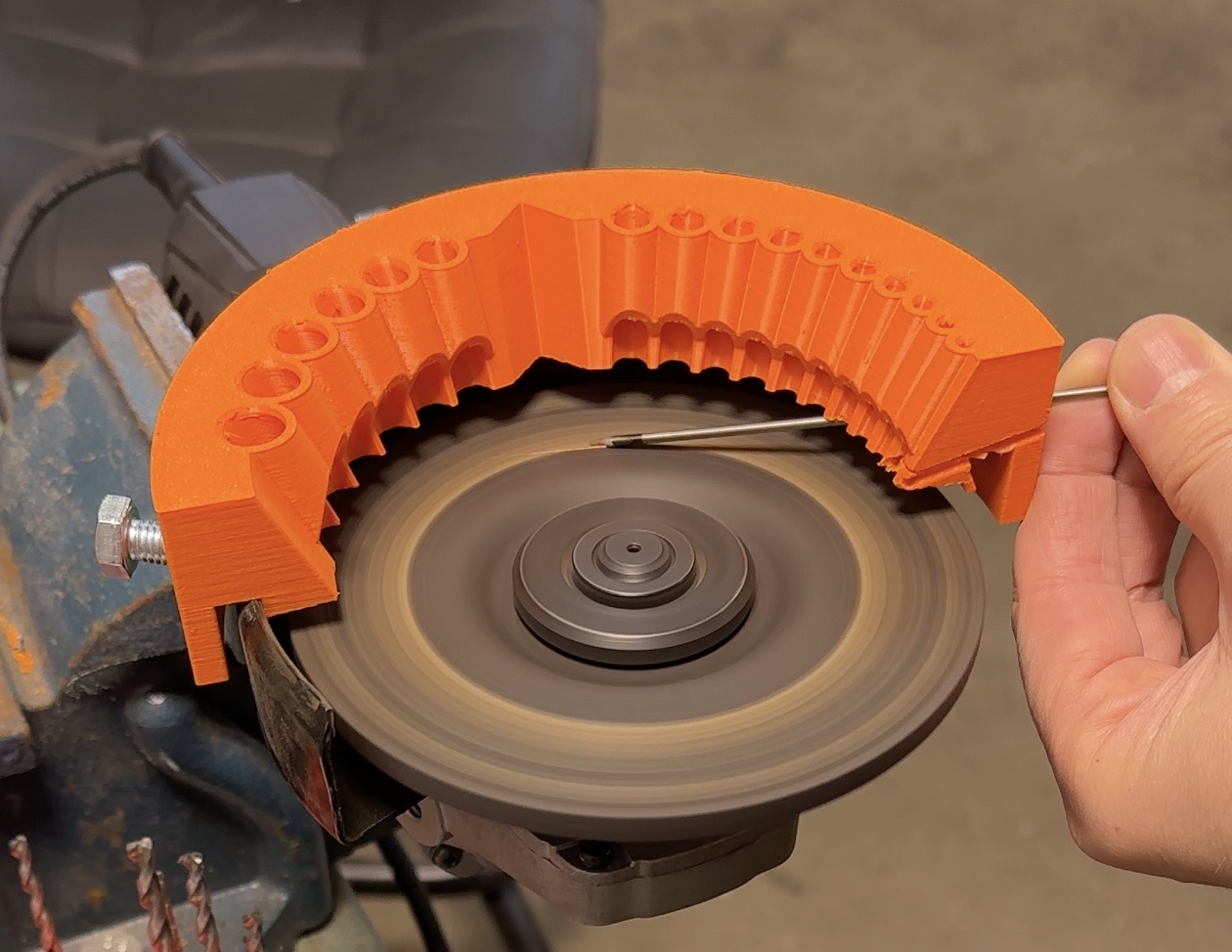 Drill bit sharpener